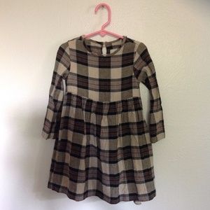 ZARA Plaid Dress 4T
